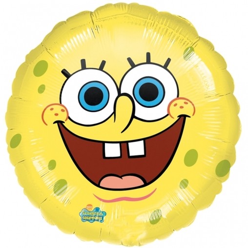 Sponge Bob úsměv foliový balónek 45cm