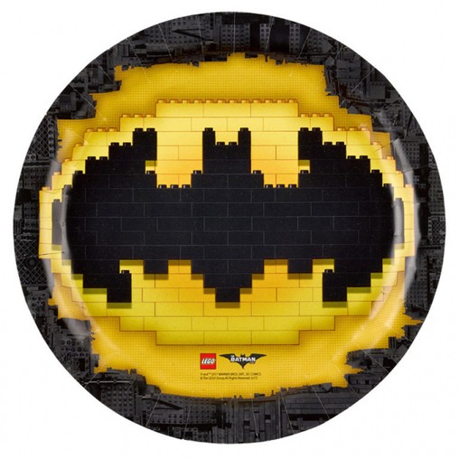 Lego Batman talíře 8ks 23cm