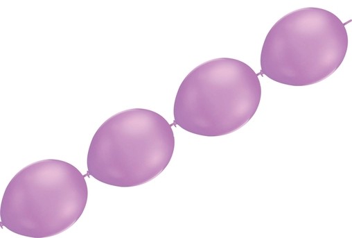 Balónky řetězové Lavender 5 kusů
