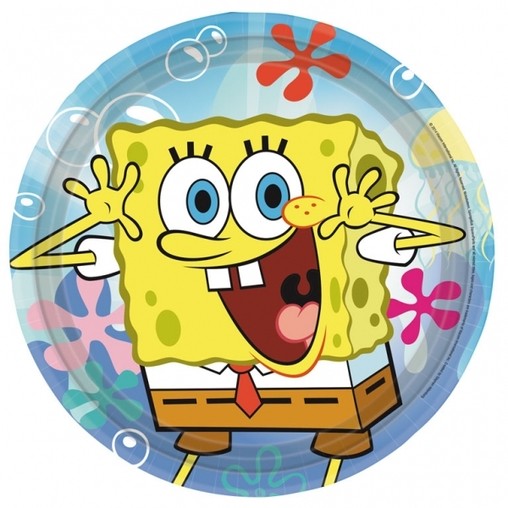 SpongeBob talíře 23cm 8ks