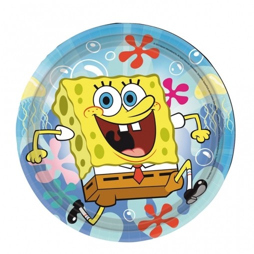 SpongeBob talíře 18cm 8ks