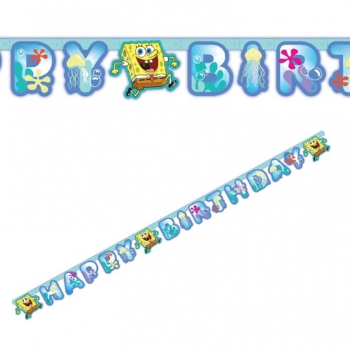 SpongeBob narozeniny nápis 180cm