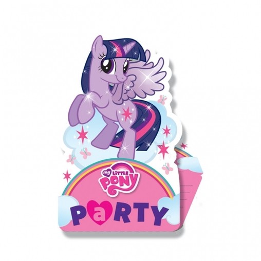 My Little Pony pozvánky na party 8ks