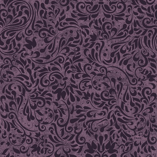 Ubrousky fialové Zinnia Plum 20 ks 33 x 33 cm 3-vrstvé 