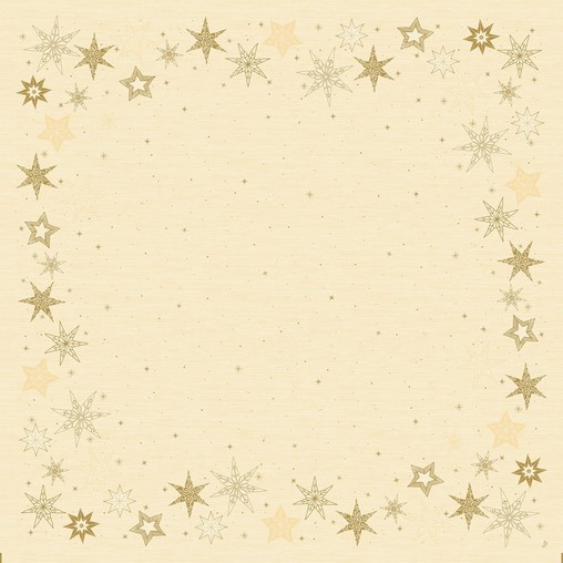 Napron krémový s hvězdami Dunicel® 84 cm x 84 cm Star Stories Cream