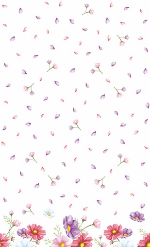 Ubrus Blooms Dunicel® 138 x 220 cm