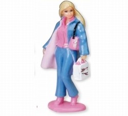 Figurka Barbie na dort 13 cm