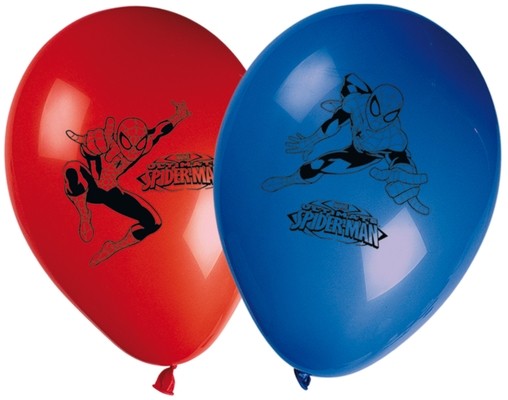 Spiderman balónky 8ks 28cm