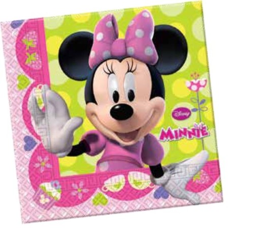 Minnie Mouse ubrousky 20ks 33x33cm 2-vrstvé