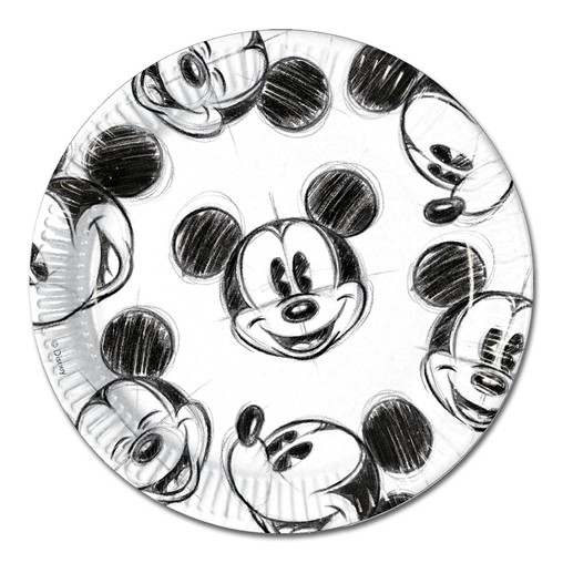 Mickey Mouse talíře 25ks 23cm
