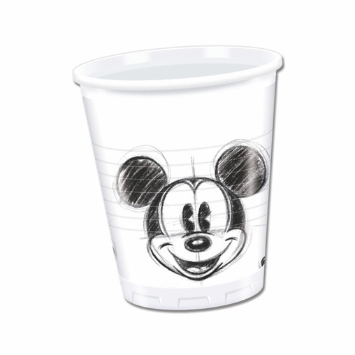 Mickey Mouse kelímky 25ks 200ml