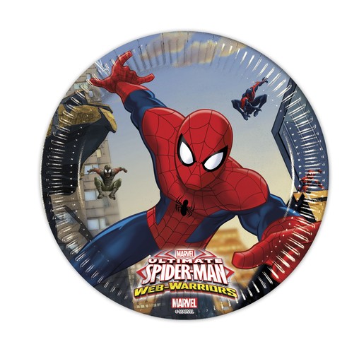 Spiderman talíře 8ks 20cm