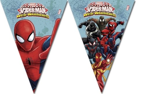 Spiderman vlajka 2,3m, 9ks