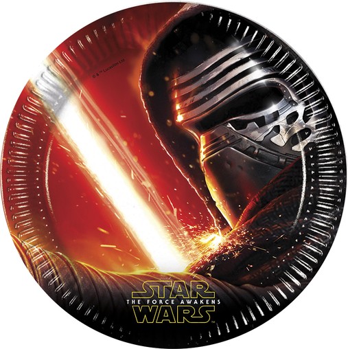 Star Wars talíře 8ks 23cm