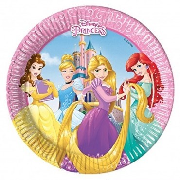 Princess talíře 8ks 20cm