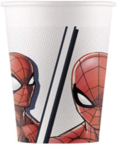 Spiderman kelímky papírové 8 ks 200 ml