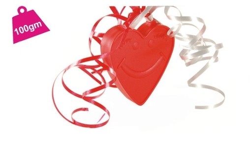 Srdce - závaží na balonky 10 gram